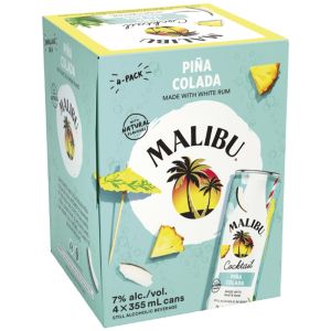 Malibu Pina Colada 4pk